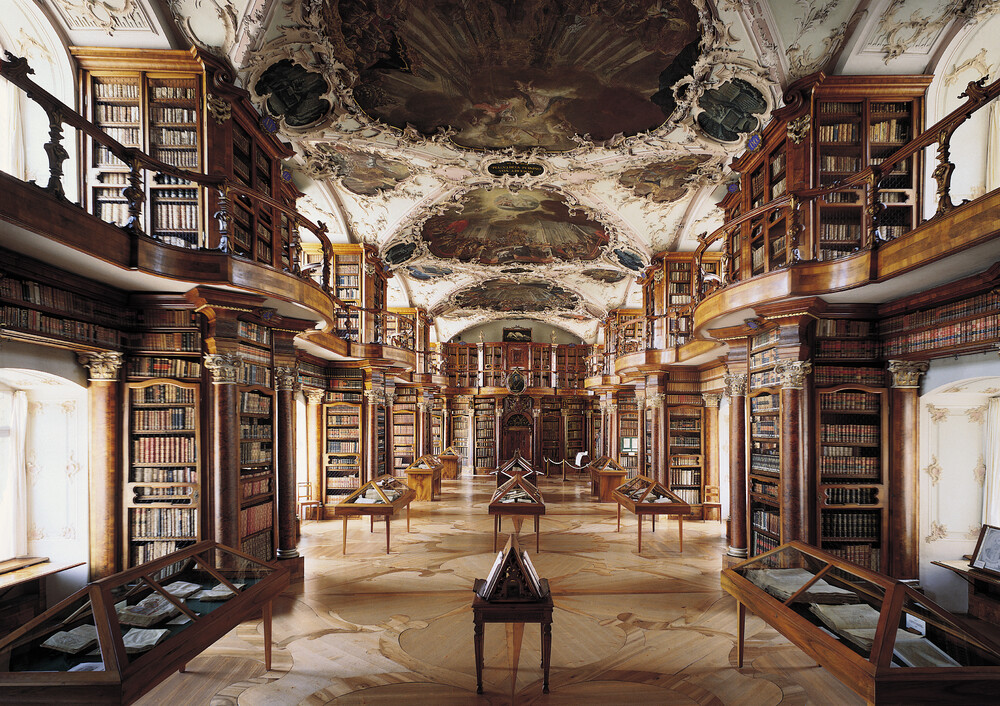 ザンクト・ガレンの修道院の付属図書館
