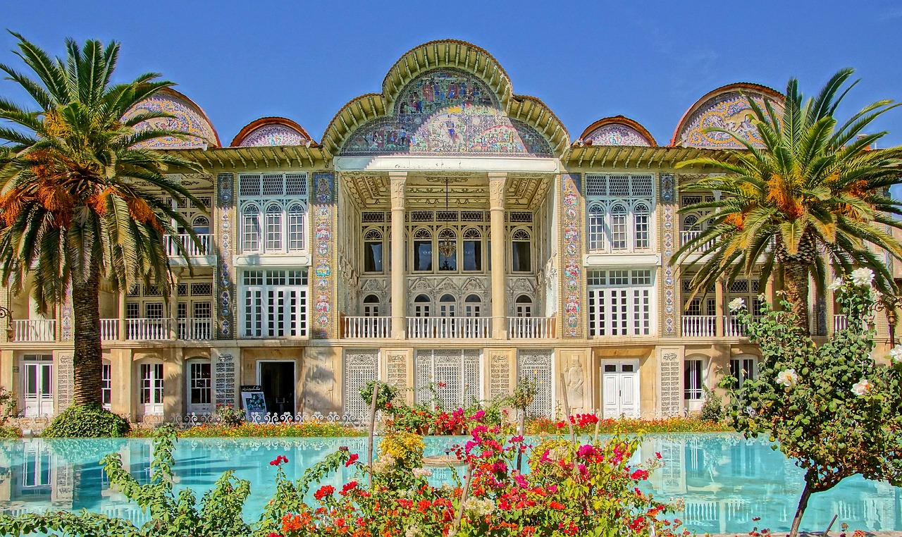 ペルシャ式庭園】画 (アラビア・インド・シルクロード)