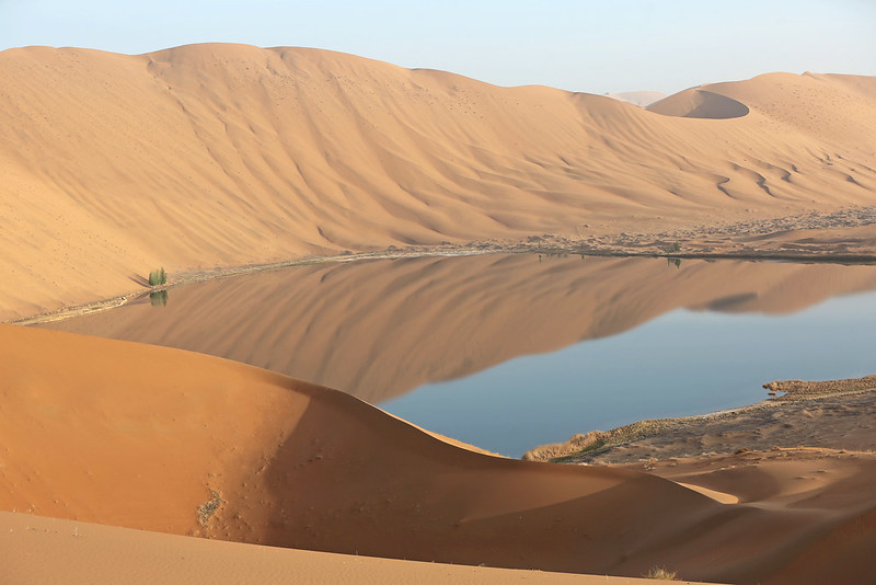 バダイン・ジャラン砂漠-砂峰群と湖群