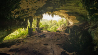 ニア国立公園の洞窟群の考古遺産